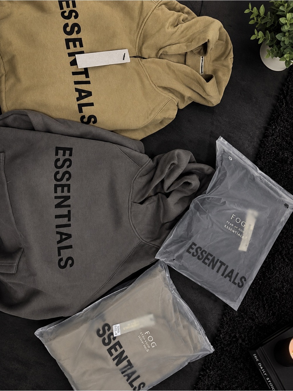 Essentials Men's Hoodie grey color